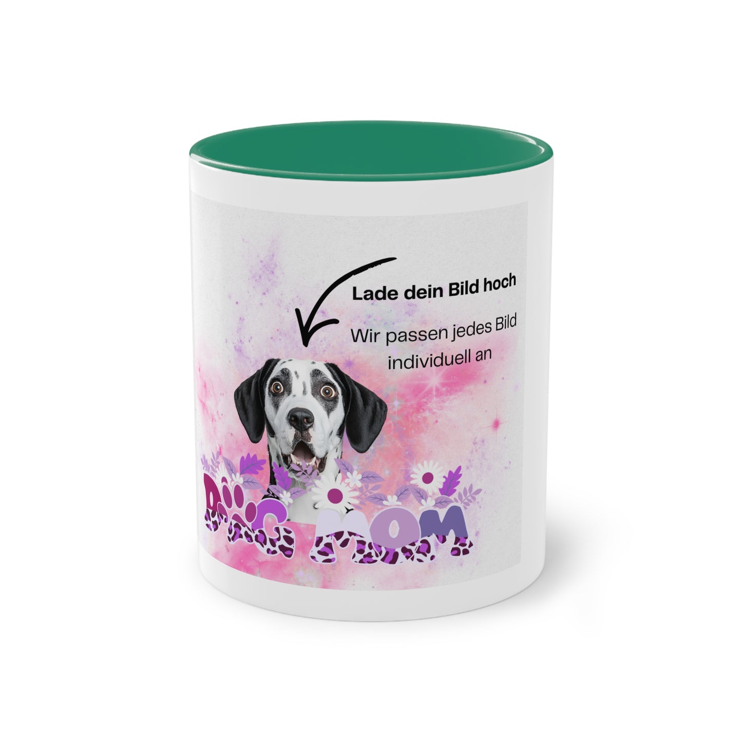 Personalisierte Dog Mom Kaffee Tasse