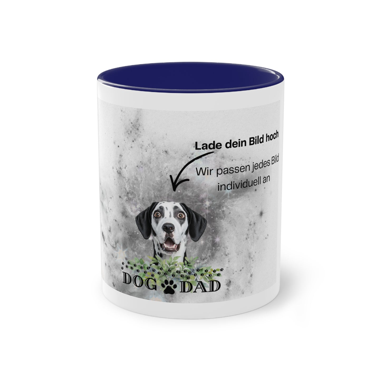 Personalisierte Dog Dad Kaffee Tasse