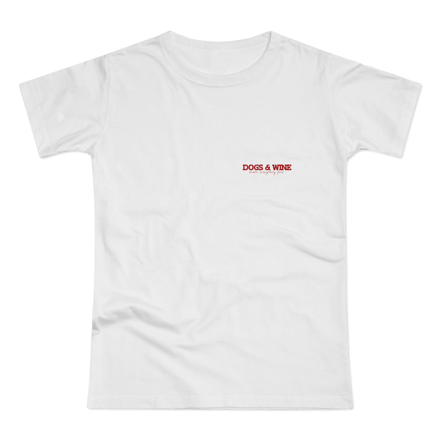 Damen-T-Shirt „Dogs & Wine“