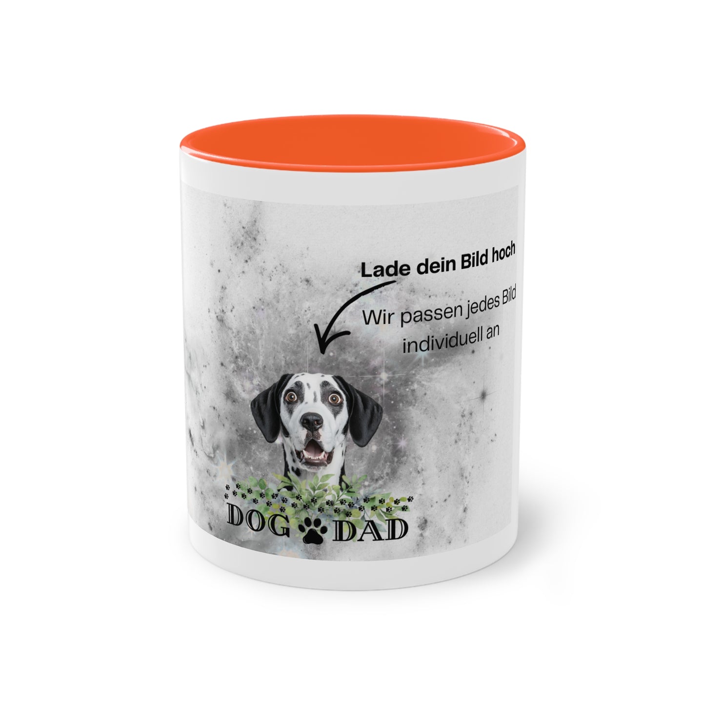 Personalisierte Dog Dad Kaffee Tasse