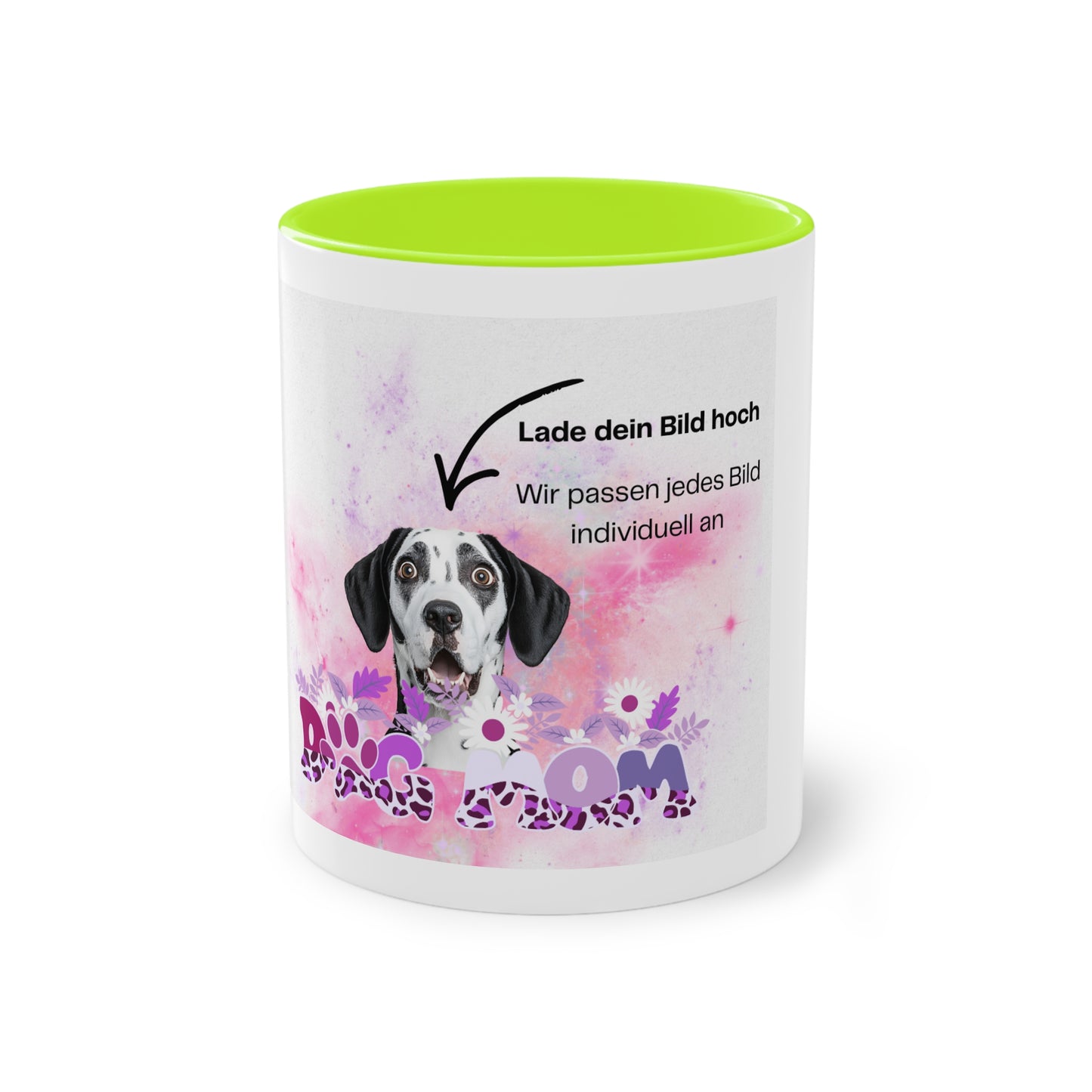 Personalisierte Dog Mom Kaffee Tasse