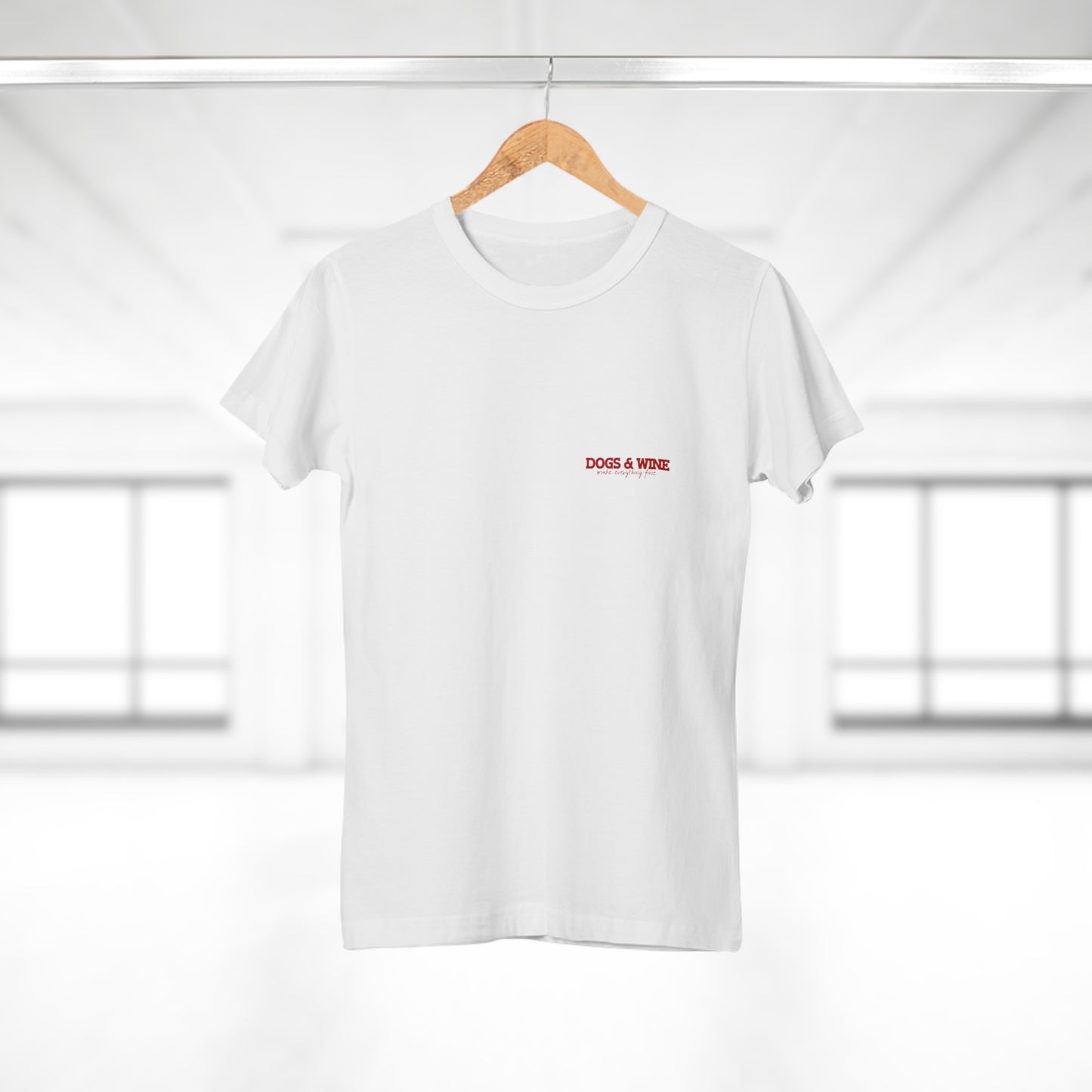 Damen-T-Shirt „Dogs & Wine“